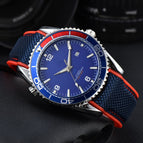 Blue - Red Accents