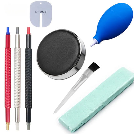 Watch Cleaning Kit (8-Piece Set) including tools for safe maintenance of watches.
