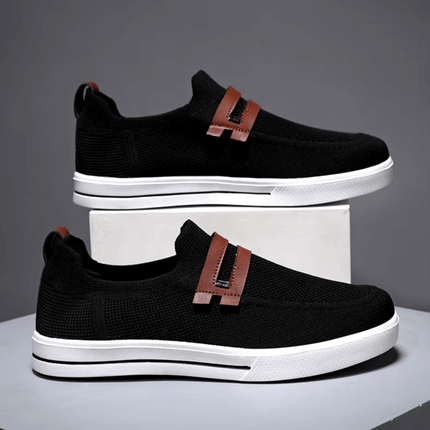 Aero Sneakers: Men's casual sneakers featuring a lightweight, breathable mesh upper with cushioned EVA insole for comfort and style.