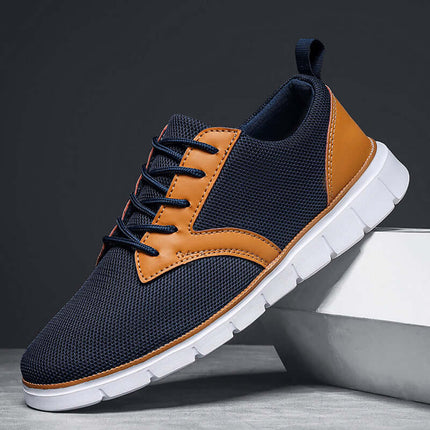 Arden Mesh Sneakers for men - stylish, comfortable, lightweight casual sneakers with breathable mesh and leather accents, perfect for daily wear.