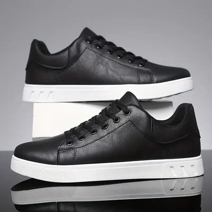Atlas Casual Sneakers in black, lightweight and breathable design perfect for men's everyday wear, walking, travel, and casual outfits.