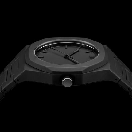 Auron Black Minimal Watch