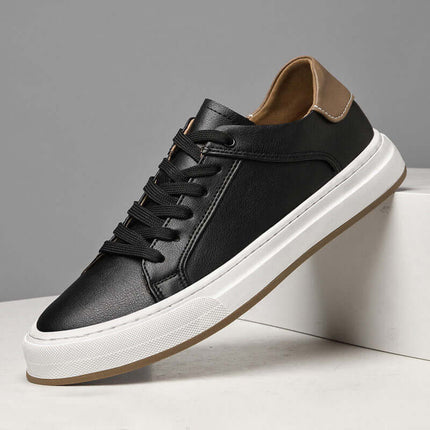 Bergamo Leather Sneakers - stylish and versatile men's casual sneakers, perfect for daily wear, travel, and smart-casual outfits.