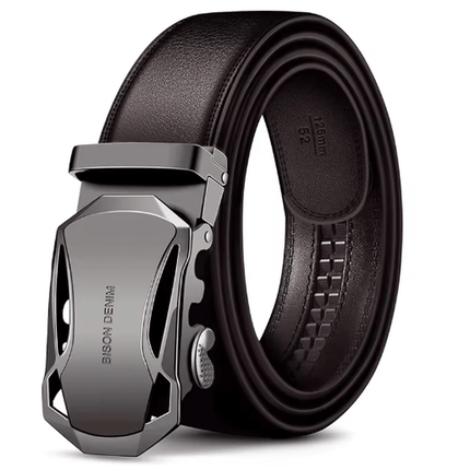 Brent Genuine Leather Belt – Classic Men’s Dress & Casual Belt, premium men's leather belt with durable buckle, versatile for all occasions.