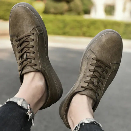 Callide™ Leather Sneaker, comfortable and stylish casual sneakers for men, ideal for everyday wear, walking, and travel.