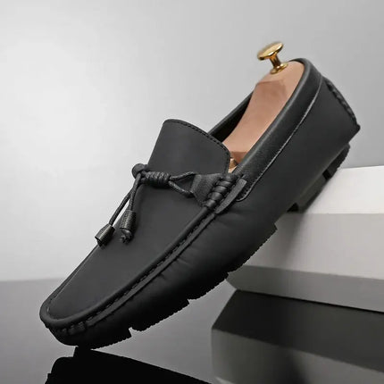 Carson Loafers - Men's luxury leather slip-on loafers with elegant design and comfort. Perfect formal leather shoes for any occasion.