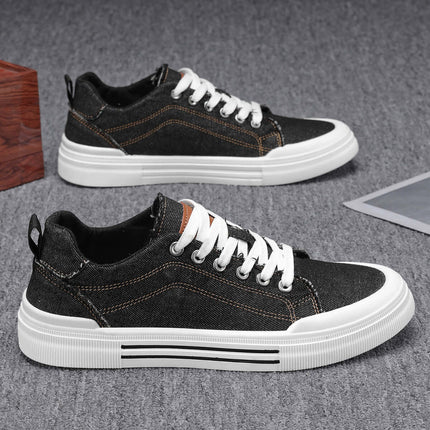 Corvino Denim Sneakers: Comfortable men's casual sneakers with breathable design and orthopedic insoles for everyday wear and travel.