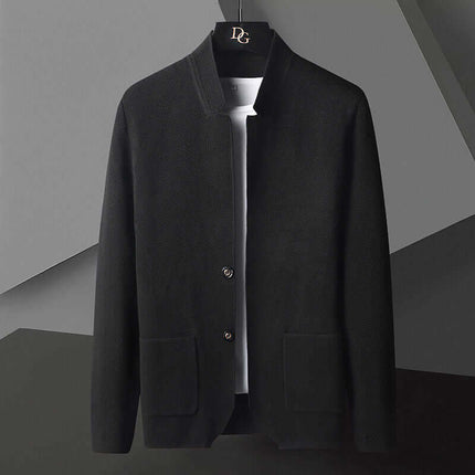 D’Avorio Knit Cardigan for men's winter style, cosy and warm