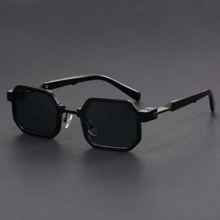 DiLuca octagonal sunglasses for men with bold modern character on display