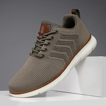 Ethos Knit Sneakers - Lightweight, breathable casual sneakers for men, perfect for everyday comfort and style. Ideal for walking and travel.