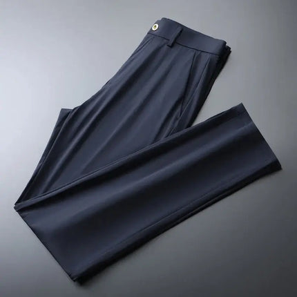 The Everyday Pants - men's casual pants in luxurious ice silk for comfort and style, perfect for work, casual wear, and travel.