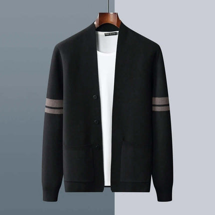 Giancarlo Cardigan - men's winter sweater, warm and cozy knitted design, soft merino wool blend, perfect for layering and everyday winter wear.