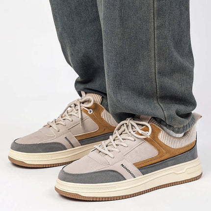 Heritage Sneakers: Stylish, lightweight men's casual sneakers perfect for everyday wear, travel, and casual outfits. Comfortable for daily use.