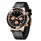Imperio Chronograph – Rose Noir Edition luxury watch with rose gold case and black strap