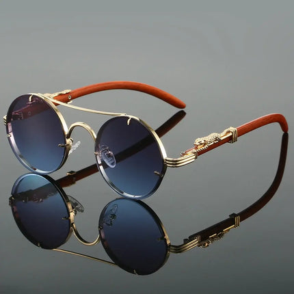 Jagger Shades - UV protection sunglasses for men with polarized lenses, stylish leopard accents, ideal for driving and outdoor activities.