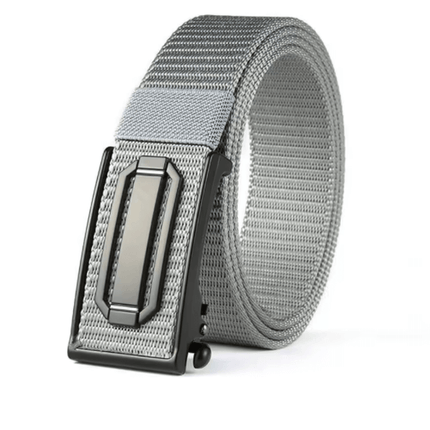 men's tactical nylon belt– Durable Nylon Canvas Belt, premium leather quality, strong buckle, versatile for formal and casual wear