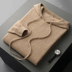 Monaco Hoodie - men's winter sweater made from soft merino wool, offering warmth and comfort for everyday, cozy layering and winter style.