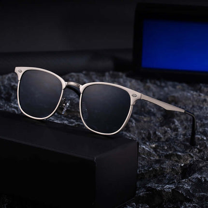 Sartori Shades polarised sunglasses for men with a sleek metal frame and UV400 lenses, perfect for modern style and daily wear.