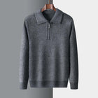 Sinclair Sweater for men, warm and soft knitted winter sweater made from 100% natural wool, ideal for layering and winter style.