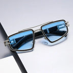 Silver/Blue