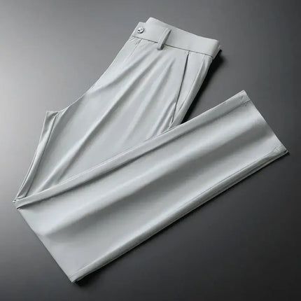 The Everyday Pants - men's casual pants in luxurious ice silk, featuring a flexible fit and modern style for versatile wear and comfort.