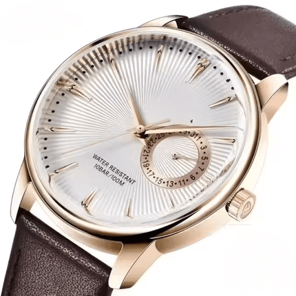 Torino Heritage Leather Edition men's watch with sleek minimalist design and premium craftsmanship, perfect for daily or special occasions.