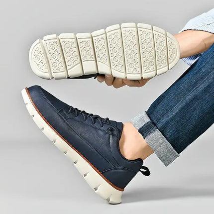 Torricelli Leather Sneakers for men offering comfort and style, perfect for everyday wear, travel, and casual outfits. Lightweight and breathable design.