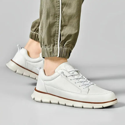 Torricelli Leather Sneakers - stylish men's casual sneakers for comfortable everyday wear, lightweight and perfect for travel and walking.
