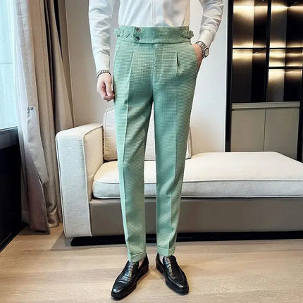 Veneto Dress Pants, breathable men's casual trousers with a waffle weave pattern, adjustable fit, perfect for versatile everyday wear.