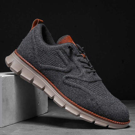 Vercelli Flyknit Sneakers in black, perfect casual sneakers for men's everyday wear, featuring lightweight, breathable design, and modern style.